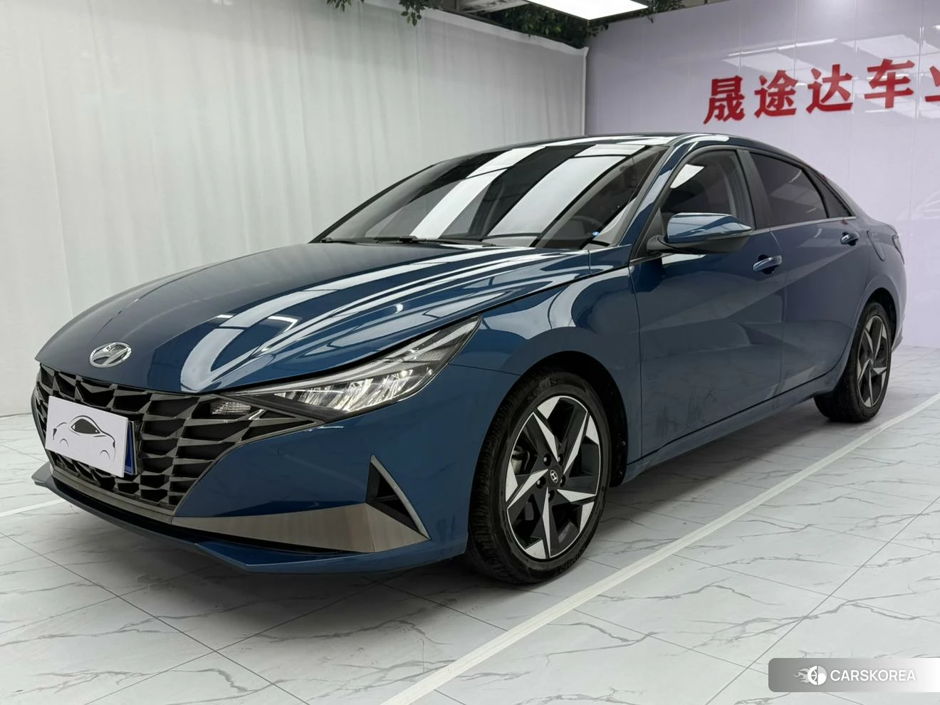 Hyundai Elantra 2023 Синий из Китая, фото 4