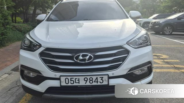 Hyundai Santa Fe The Prime 2018 Белый из Кореи, фото 3