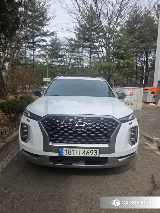 Hyundai Palisade 2022 Белый из Кореи, фото 3