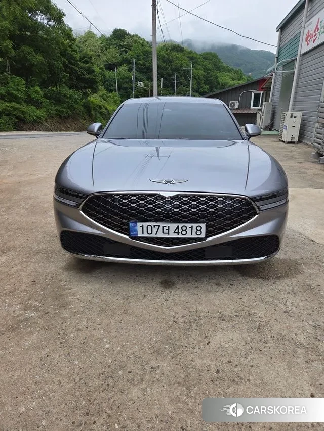 Genesis G90 (RS4) 2023 Серебристо-серый из Кореи, фото 3