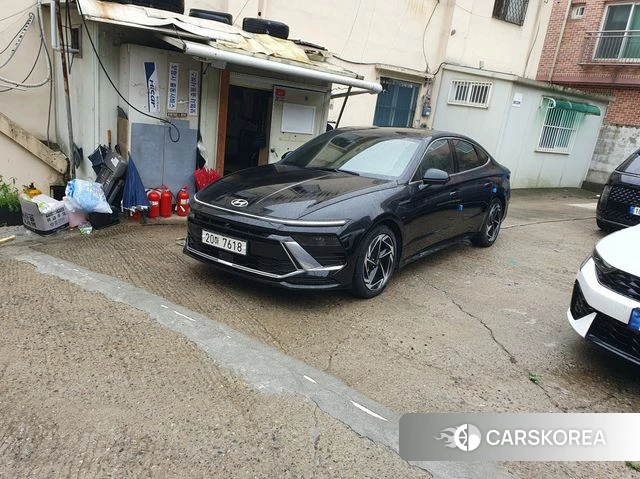 Hyundai Sonata D Edge (DN8) 2023 Черный из Кореи, фото 6