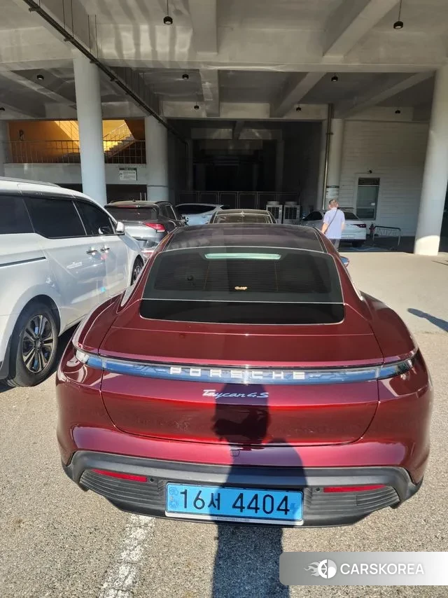 Porsche Taycan 2021 Оранжевый из Кореи, фото 4