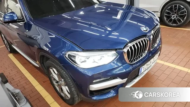 BMW X3 (G01) 2021 Синий из Кореи, фото 3