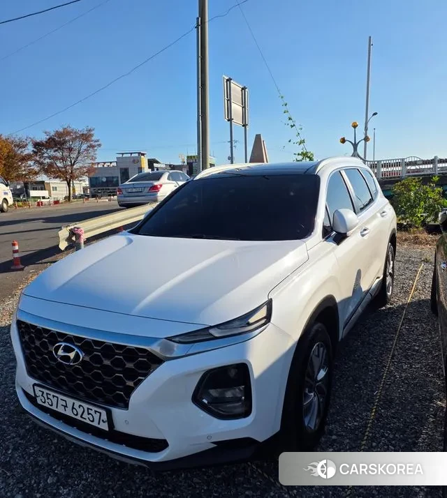 Hyundai Santa Fe TM 2019 Белый из Кореи, фото 3