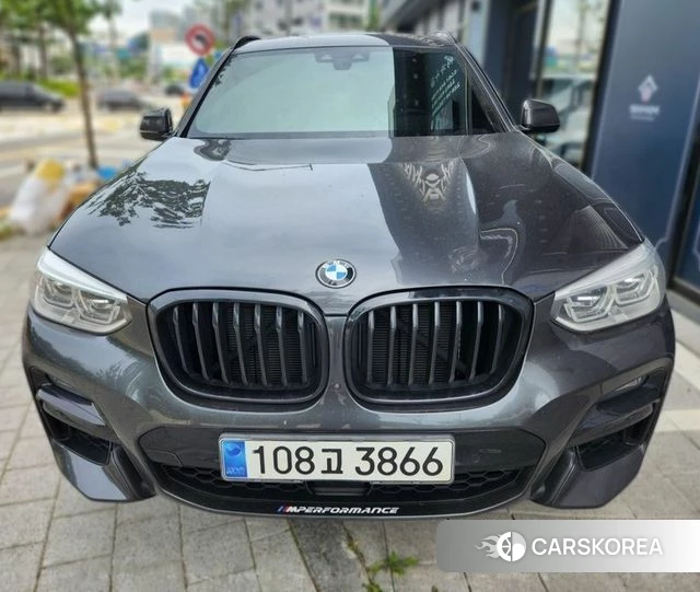 BMW X3 (G01) 2021 Серый из Кореи, фото 3