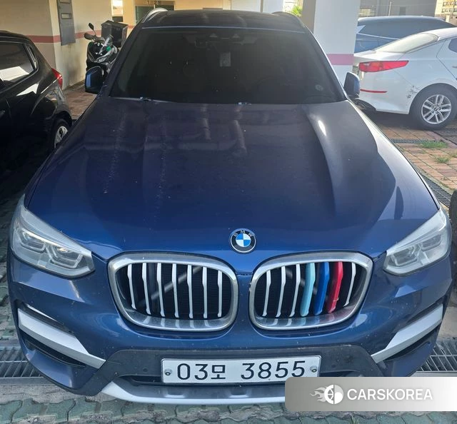 BMW X3 (G01) 2018 Синий из Кореи, фото 3