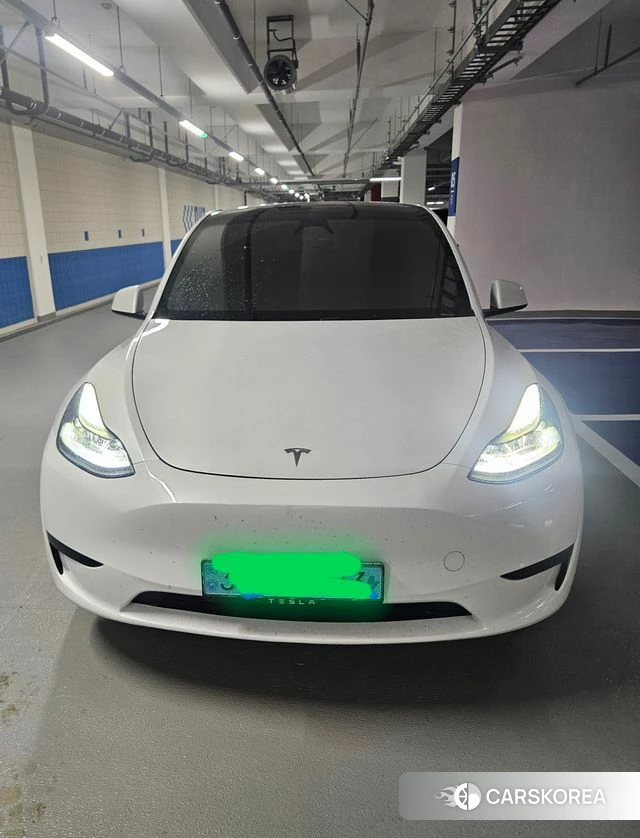 Tesla Model Y 2024 Белый из Кореи, фото 4