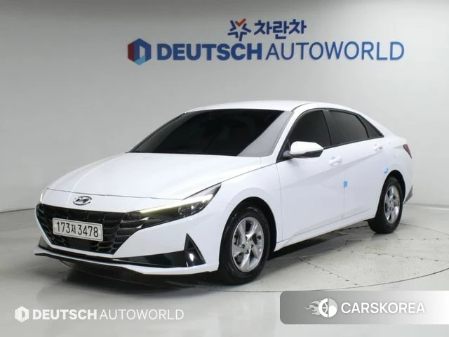 Hyundai Avante (CN7) 2021 Белый из Кореи, фото 6