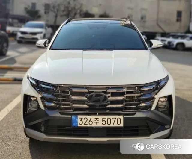 Hyundai The New Tucson Hybrid (NX4) 2024 Белый из Кореи, фото 3