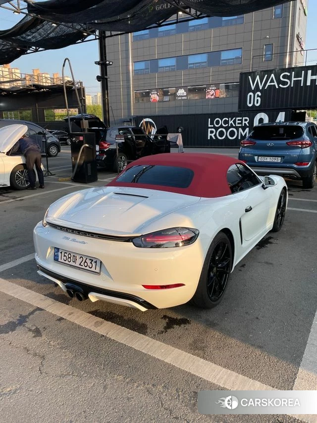 Porsche 718 Boxster 2022 Белый из Кореи, фото 5