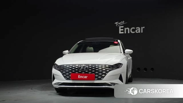 Hyundai The New Grandeur IG Hybrid 2022 Белый из Кореи, фото 3