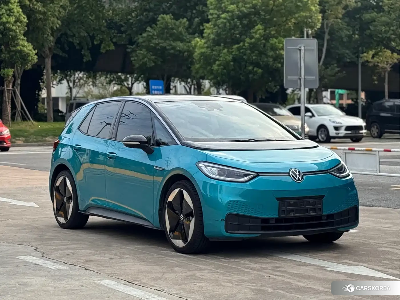Volkswagen ID.3 2021 Синий из Китая, фото 4