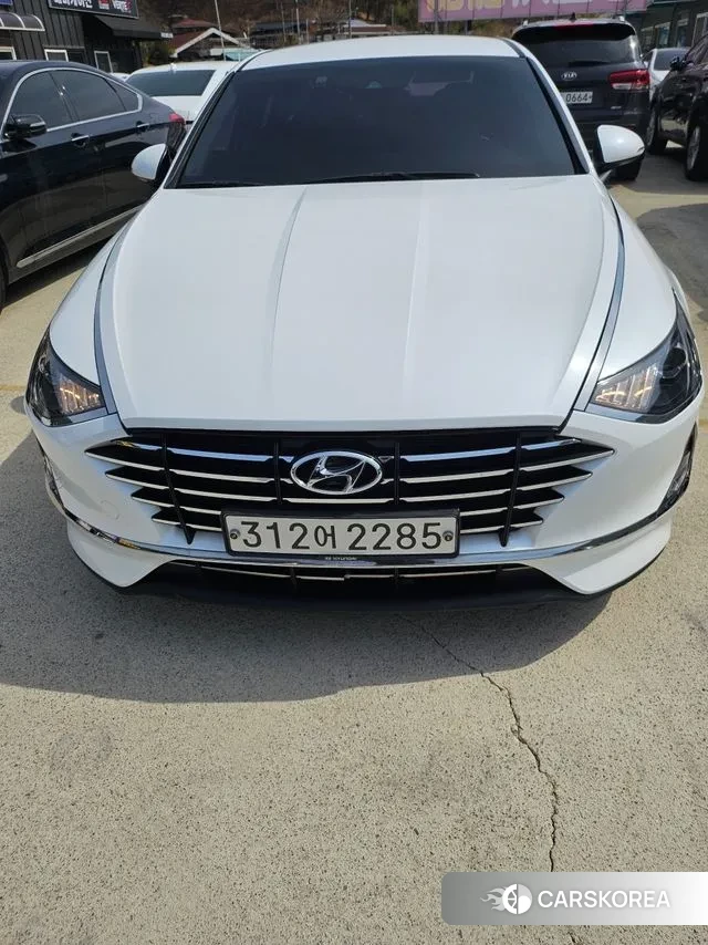 Hyundai Sonata (DN8) 2020 Белый из Кореи, фото 3