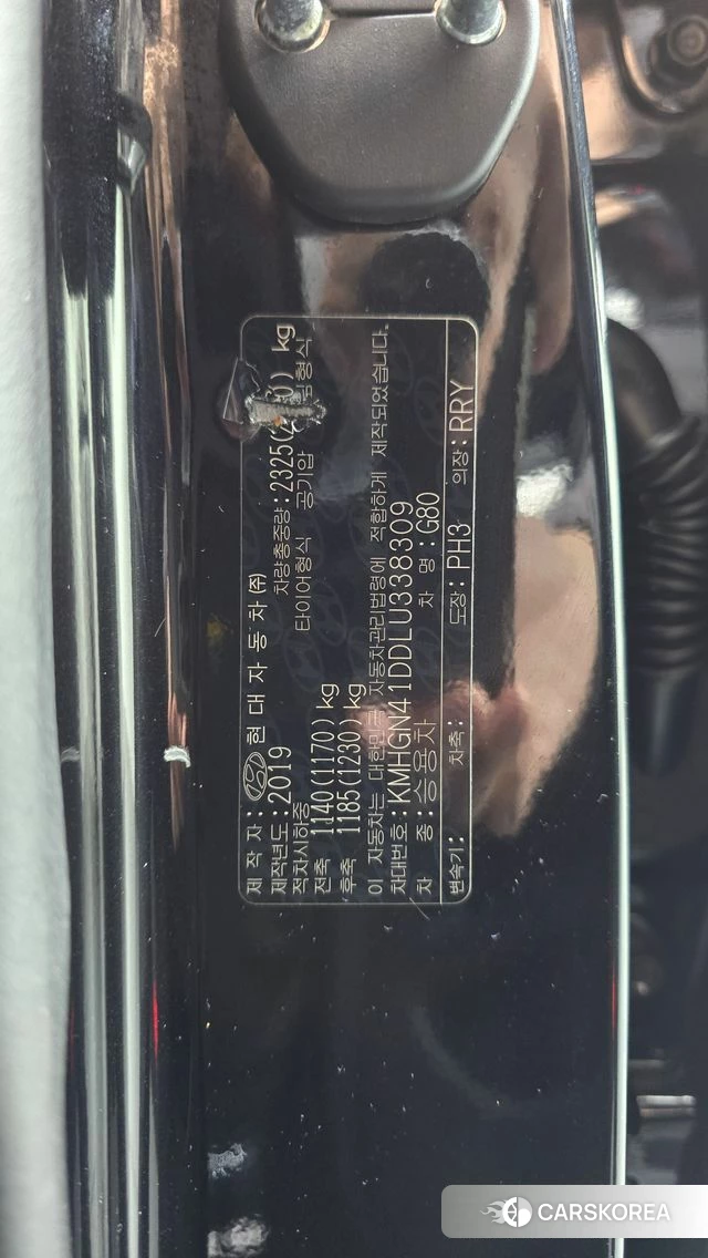 Genesis G80 id 4520089 из Кореи 24