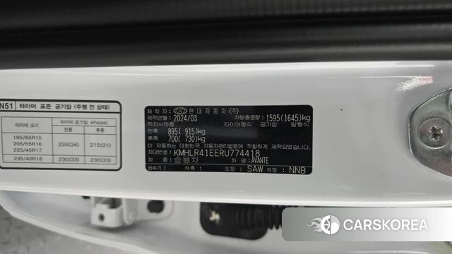 Hyundai The New Avante (CN7) id 4408266 из Кореи 24