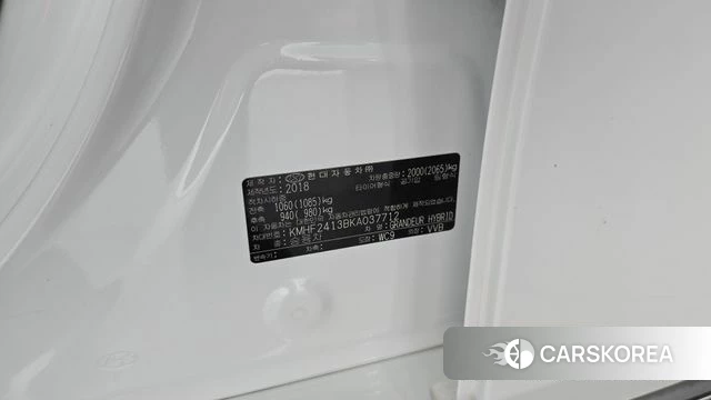 Hyundai Grandeur IG Hybrid id 4417171 из Кореи 24