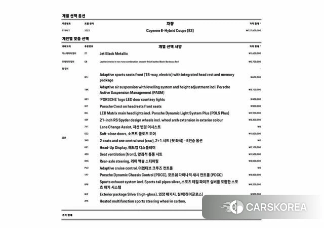 Porsche Cayenne (PO536) id 4195625 из Кореи 26