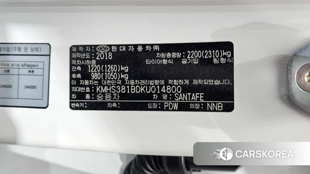 Hyundai Santa Fe TM id 4900902 из Кореи 27
