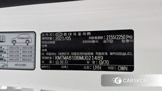 Genesis GV70 id 4836155 из Кореи 27