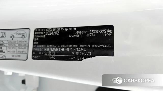 Genesis GV70 id 4381592 из Кореи 28