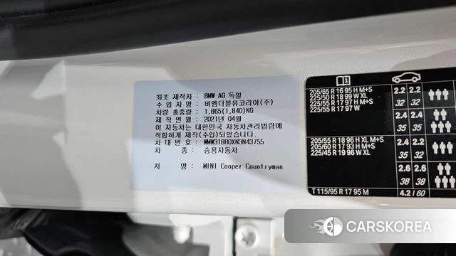 Mini Cooper Countryman id 4683419 из Кореи 28
