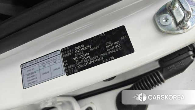 Kia K5 3rd generation id 4871279 из Кореи 28