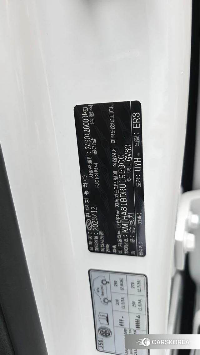 Genesis GV80 id 4767973 из Кореи 31