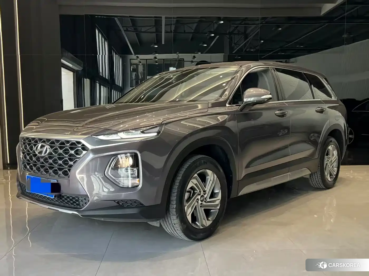 Hyundai Santa Fe 2021 Silver/gray из Китая, фото 4