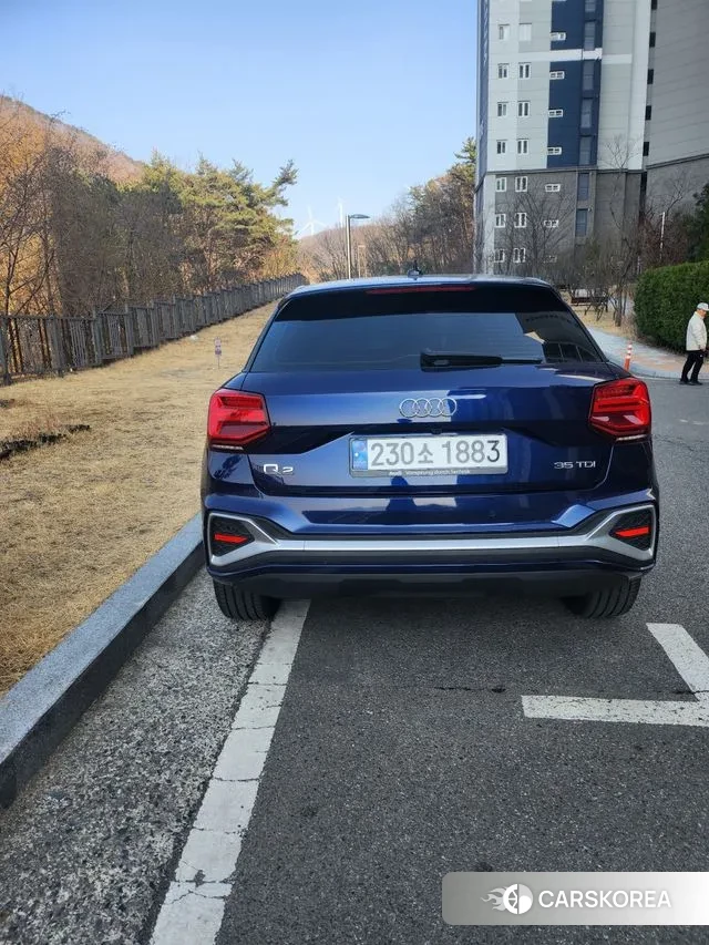 Audi Q2 2023 Синий из Кореи, фото 4