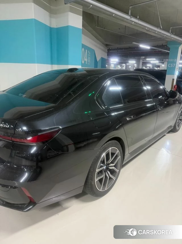 BMW 7 Series (G70) 2024 Черный из Кореи, фото 4