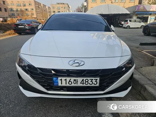 Hyundai Avante (CN7) 2022 Белый из Кореи, фото 4