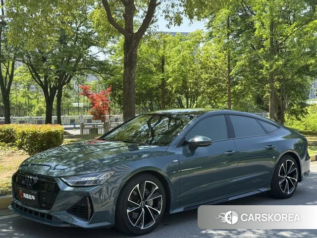 Audi A7 2021 Зеленый из Китая, фото 4
