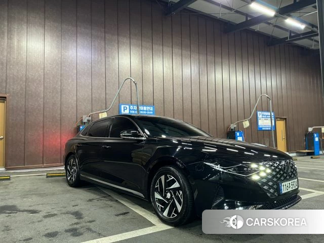 Hyundai The New Grandeur IG Hybrid 2021 Черный из Кореи, фото 4