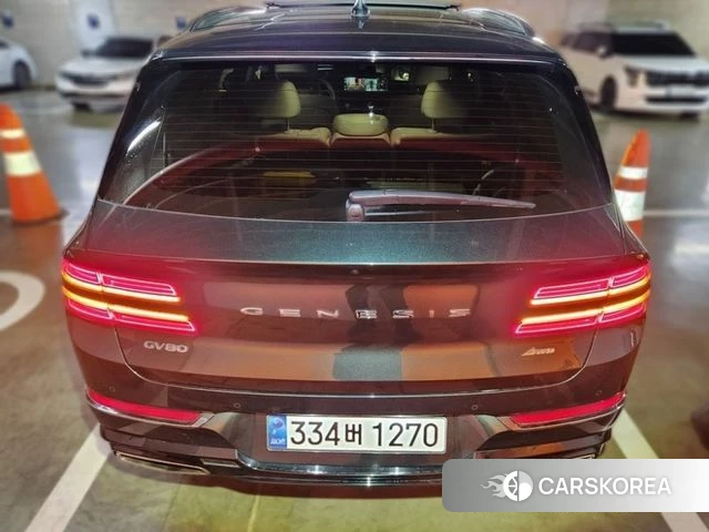 Genesis GV80 2021 Темно-зеленый из Кореи, фото 6