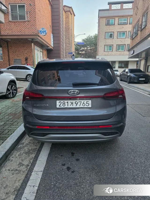 Hyundai The New Santa Fe 2020 Серебряный двухцветный из Кореи, фото 4