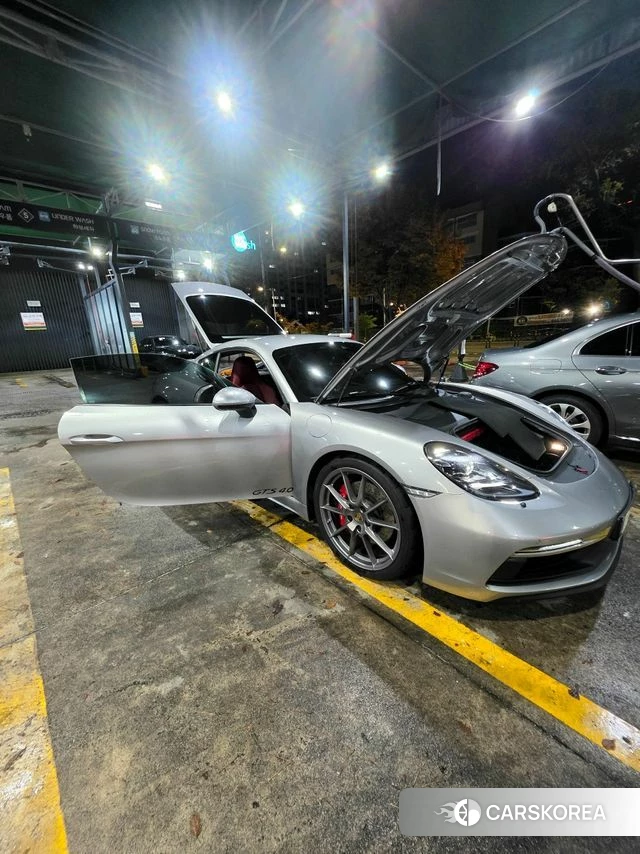 Porsche 718 Cayman 2021 Серебряный из Кореи, фото 5