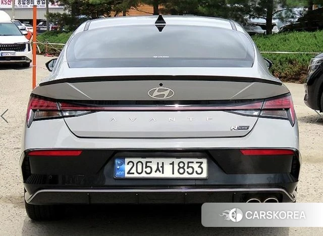 Hyundai The New Avante (CN7) 2024 Серый из Кореи, фото 4