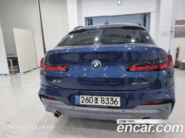 BMW X4 (G02) 2021 Синий из Кореи, фото 4