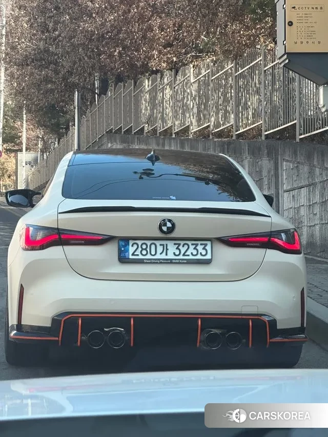 BMW 4 Series (G22) 2021 Синий из Кореи, фото 4