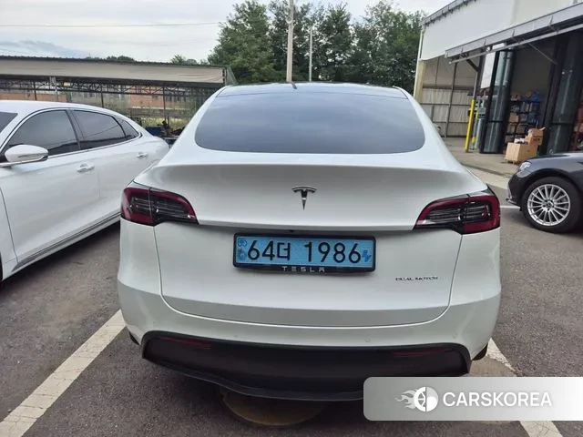 Tesla Model Y 2022 Белый из Кореи, фото 4