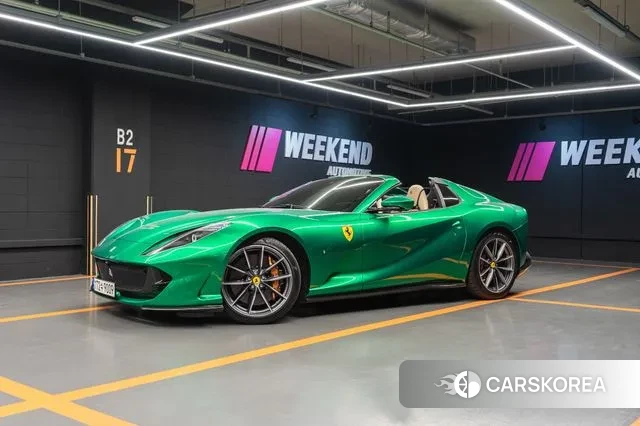 Ferrari 812 GTS 2021 Светло-зеленый из Кореи, фото 6