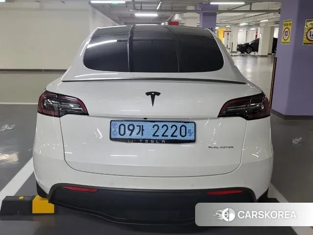 Tesla Model Y 2021 Белый из Кореи, фото 4