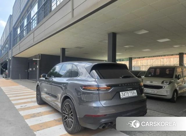 Porsche Cayenne (PO536) 2020 Серебристо-серый из Кореи, фото 4