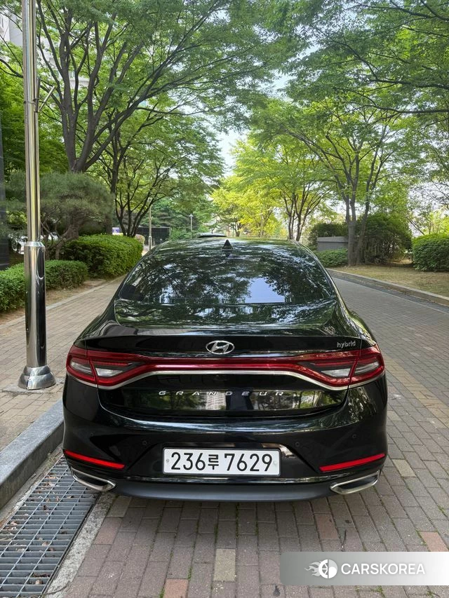 Hyundai Grandeur IG Hybrid 2018 Черный из Кореи, фото 4