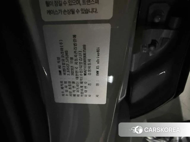 BMW X5 (G05) 2024 Серебристо-серый из Кореи, фото 6