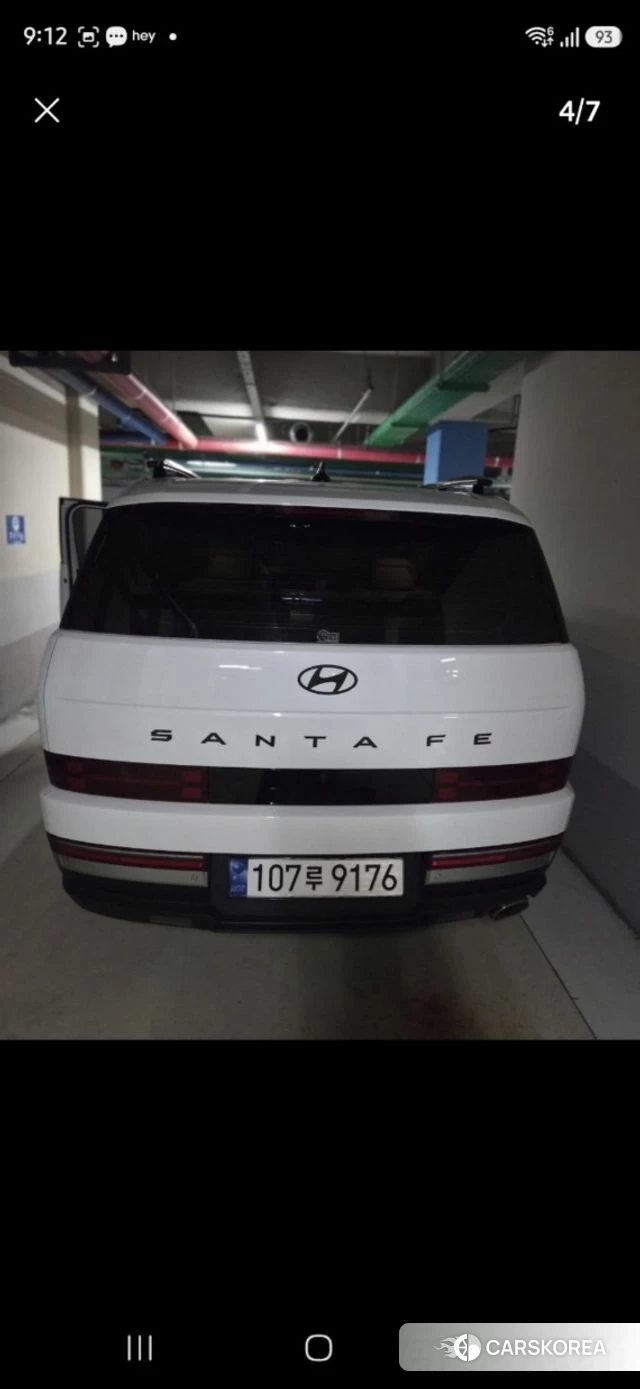 Hyundai Santa Fe (MX5) 2024 Белый из Кореи, фото 4