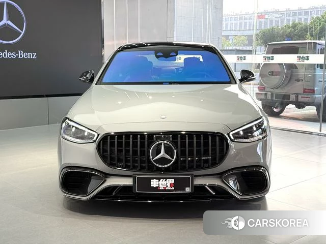 Mercedes-Benz S-class AMG PHEV 2025 Серебристо-серый из Китая, фото 4
