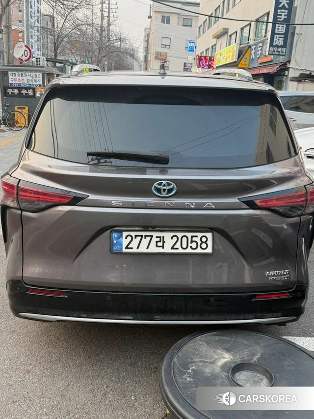Toyota Sienna 4th Generation 2021 Серый из Кореи, фото 4