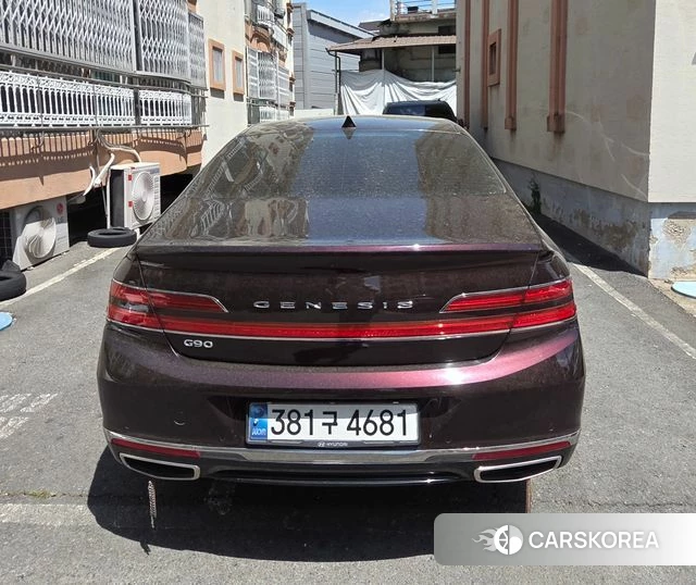 Genesis G90 2021 Красный из Кореи, фото 4