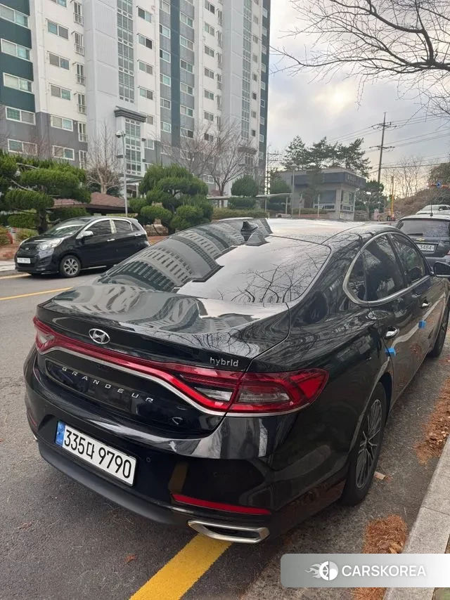 Hyundai Grandeur IG Hybrid 2019 Черный из Кореи, фото 4